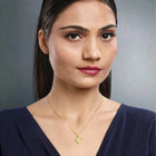 Pendant Chain with Sparkling Heart – Elegant Fashion Jewellery by Peora

