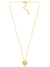 Pendant Chain with Sparkling Heart – Elegant Fashion Jewellery by Peora

