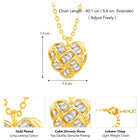 Pendant Chain with Sparkling Heart – Elegant Fashion Jewellery by Peora

