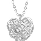 Pendant Chain with Sparkling Heart – Elegant Fashion Jewellery by Peora

