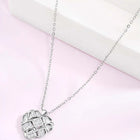 Pendant Chain with Sparkling Heart – Elegant Fashion Jewellery by Peora

