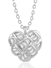 Pendant Chain with Sparkling Heart – Elegant Fashion Jewellery by Peora

