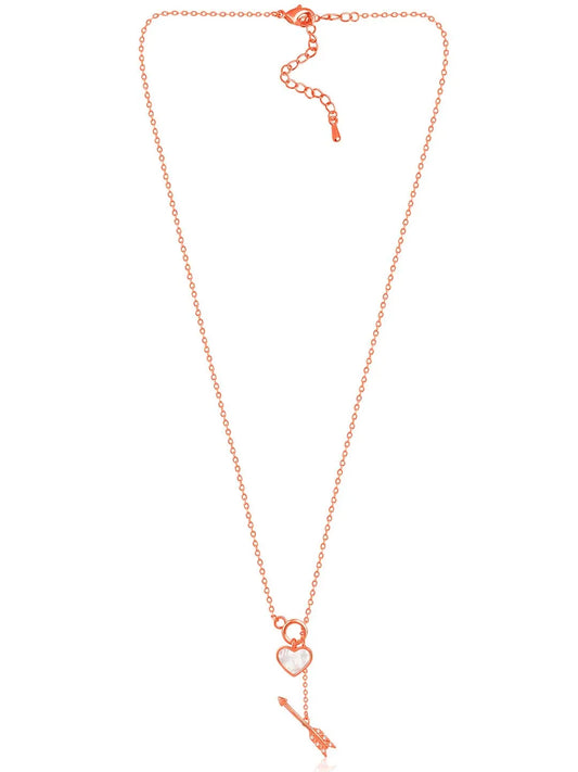 Heart & Arrow Pendant – Chic Romantic Jewellery by Peora

