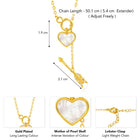 Heart & Arrow Pendant – Chic Romantic Jewellery by Peora

