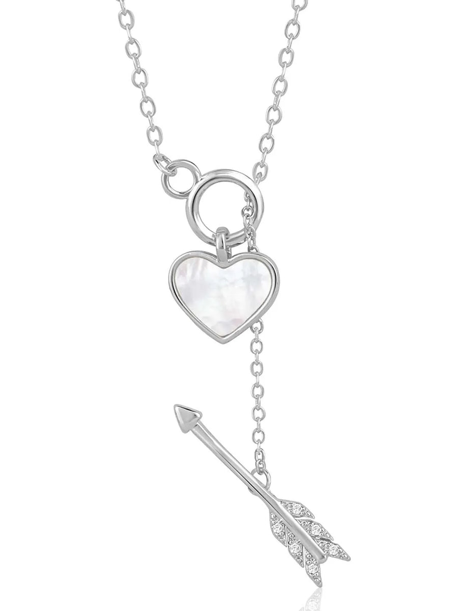 Heart & Arrow Pendant – Chic Romantic Jewellery by Peora

