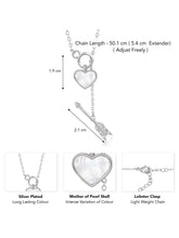 Heart & Arrow Pendant – Chic Romantic Jewellery by Peora

