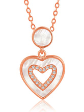 Chic Heartfelt CZ Pendant Chain