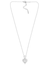 Chic Heartfelt CZ Pendant Chain