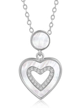 Chic Heartfelt CZ Pendant Chain