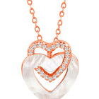 Heart CZ Pendant Chain – Romantic Fashion Jewellery by Peora

