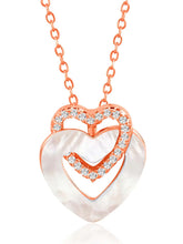 Heart CZ Pendant Chain – Romantic Fashion Jewellery by Peora


