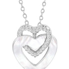 Heart CZ Pendant Chain – Romantic Fashion Jewellery by Peora

