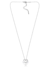 Heart CZ Pendant Chain – Romantic Fashion Jewellery by Peora

