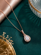 Imperial Teardrop Pendant Rose Gold Plated