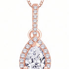 Imperial Teardrop Pendant Rose Gold Plated