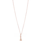Luxury Teardrop Pendant Rose Gold Plated