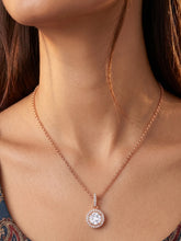 Royal Radiance Pendant Rose Gold Plated