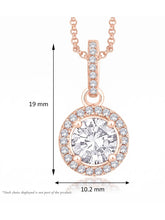 Royal Radiance Pendant Rose Gold Plated