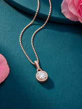 Royal Radiance Pendant Rose Gold Plated