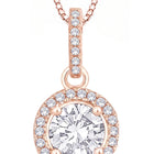 Royal Radiance Pendant Rose Gold Plated