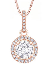 Royal Radiance Pendant Rose Gold Plated