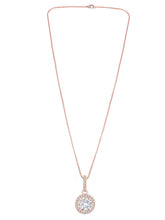 Royal Radiance Pendant Rose Gold Plated