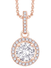 Royal Radiance Pendant Rose Gold Plated