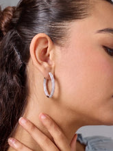 Dazzling Luxe Hoops Rose Gold Plated