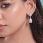 Pure Glow Drop Earrings Rose Gold Plated