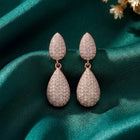 Pure Glow Drop Earrings Rose Gold Plated