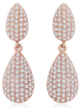 Pure Glow Drop Earrings Rose Gold Plated