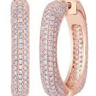Pristine Petal Earrings Rose Gold Plated