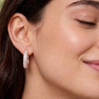 Pristine Petal Earrings Rose Gold Plated