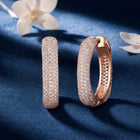 Pristine Petal Earrings Rose Gold Plated