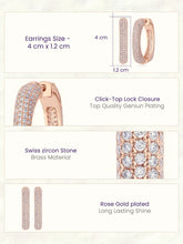 Pristine Petal Earrings Rose Gold Plated