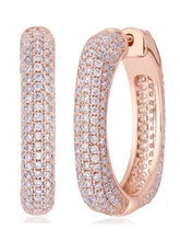 Pristine Petal Earrings Rose Gold Plated