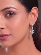 Imperial Drop Earrings Rose Gold Plated