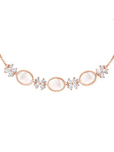 Petals of Purity Pearl CZ Bracelet