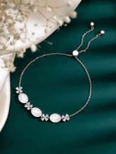 Petals of Purity Pearl CZ Bracelet
