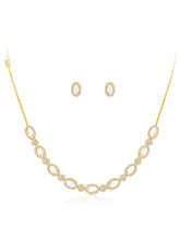 Premium CZ Stones Necklace Set