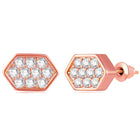 Brilliant Charm CZ Necklace Set - Rose Gold