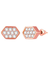 Brilliant Charm CZ Necklace Set - Rose Gold