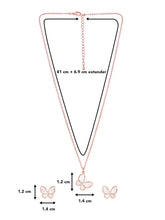 Butterfly Pendant Set by Peora – Graceful Fashion Jewellery

