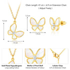 Butterfly Pendant Set by Peora – Graceful Fashion Jewellery

