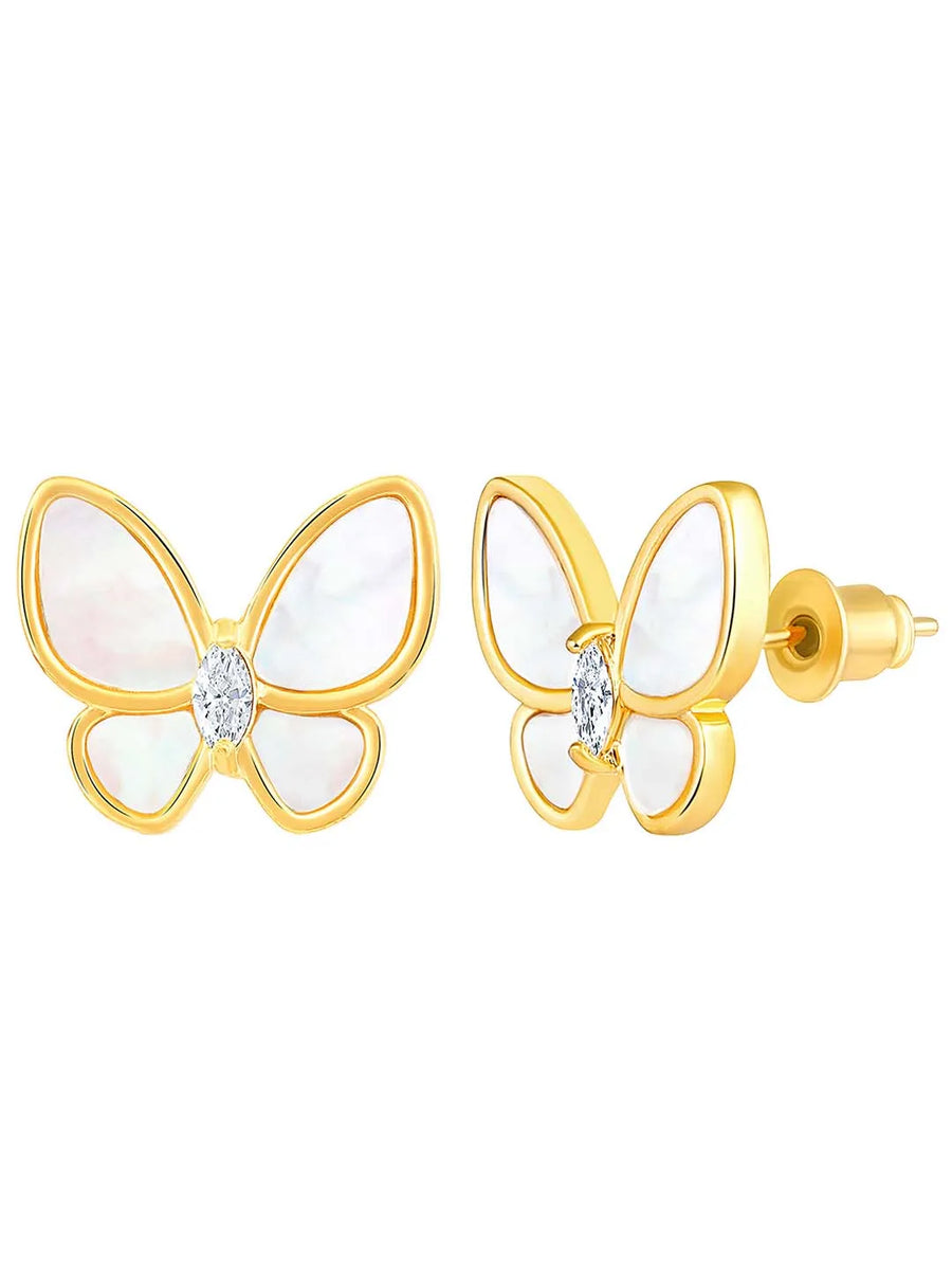 Butterfly Pendant Set by Peora – Graceful Fashion Jewellery

