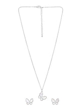 Butterfly Pendant Set by Peora – Graceful Fashion Jewellery

