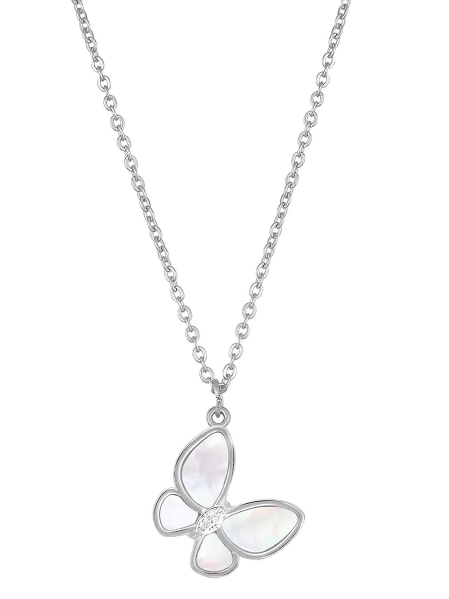 Butterfly Pendant Set by Peora – Graceful Fashion Jewellery


