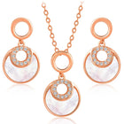 Classic Round Pendant Set – Timeless Fashion Jewellery by Peora

