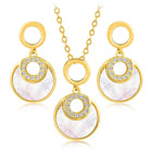 Classic Round Pendant Set – Timeless Fashion Jewellery by Peora

