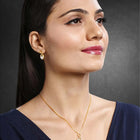 Classic Round Pendant Set – Timeless Fashion Jewellery by Peora

